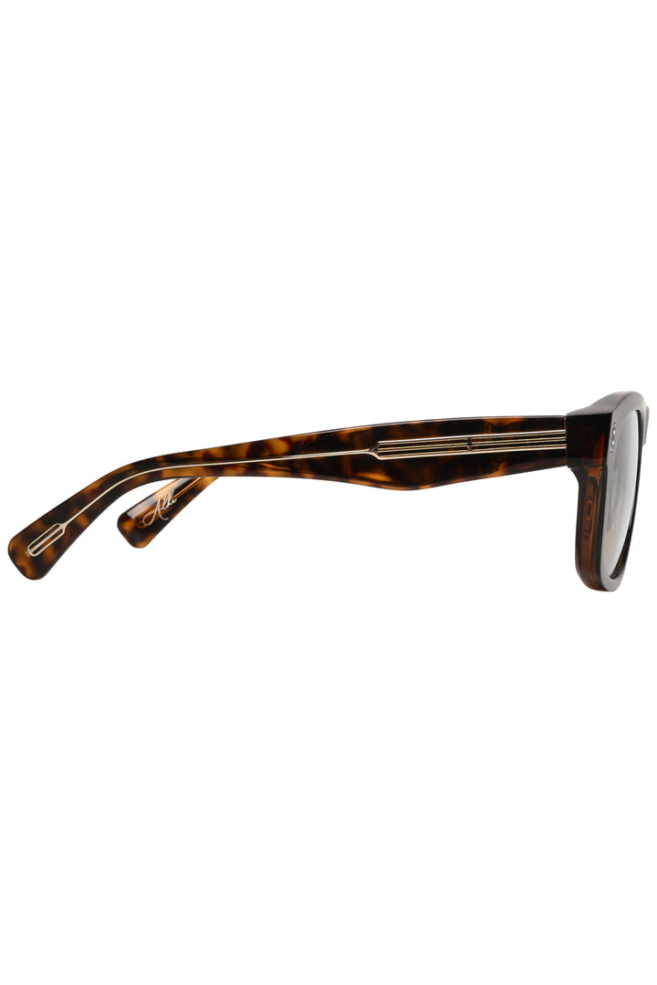Brunello Cucinelli Men's Alke Tortoiseshell Rectangle Frame Sunglasses Eyewear