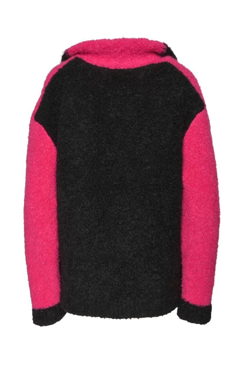 Louis Vuitton Size M Wool/Alpaca Blend Logo Front Half Zip Sweater