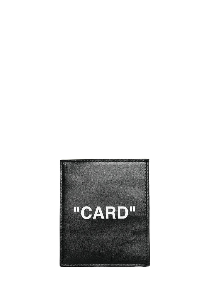 Off White Quote Card Holder