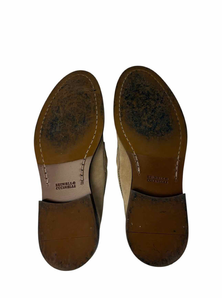 Brunello Cucinelli Size 43 Men's Suede Loafer Shoes