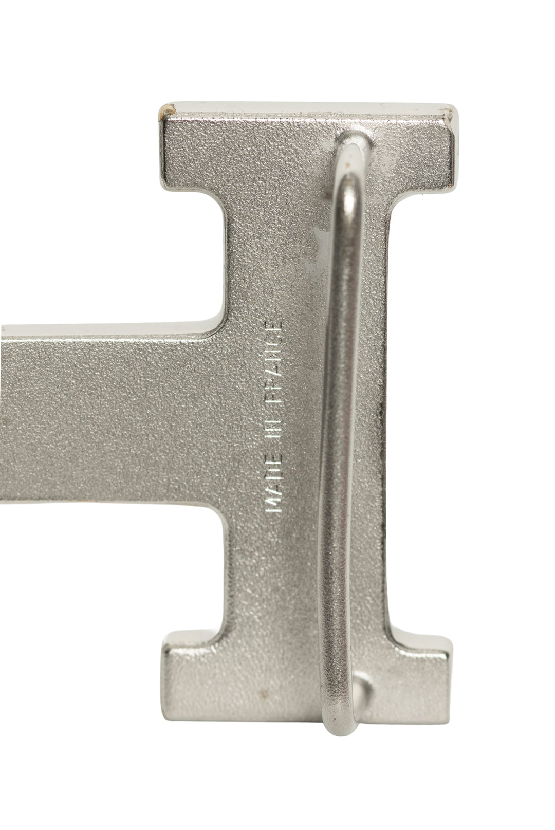 Hermes Palladium-Plated H Belt Buckle