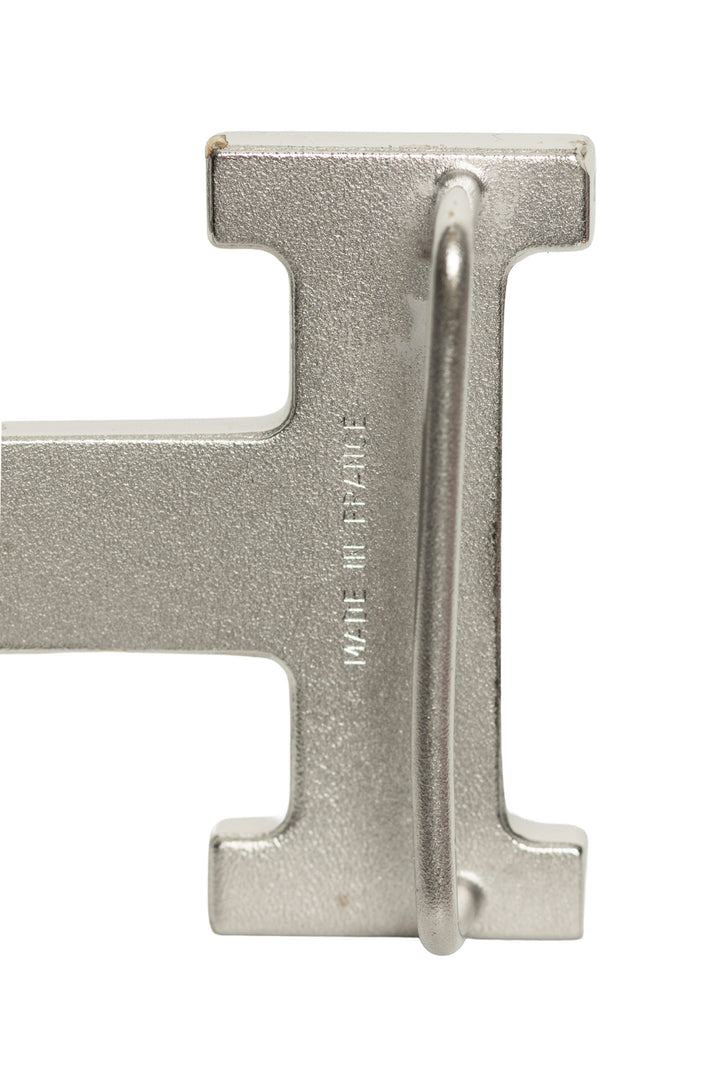 Hermes Palladium-Plated H Belt Buckle