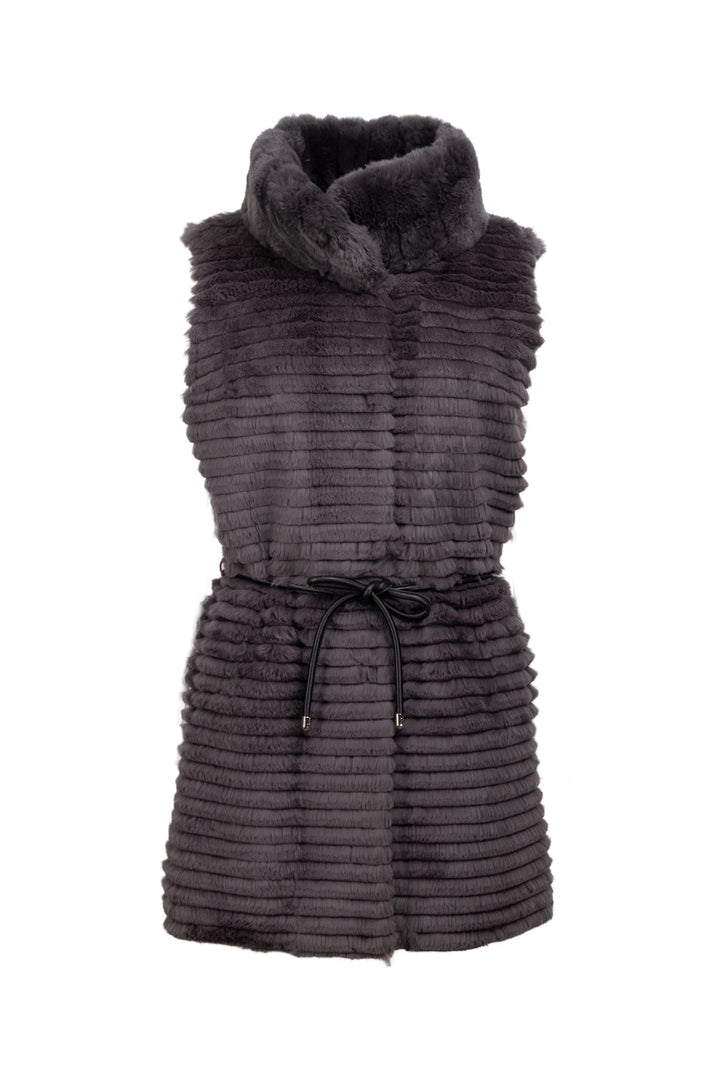 +39 Made in Italy Size 46 Rabbit Fur Vest