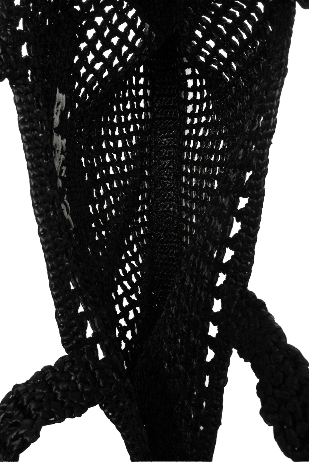 Prada Woven Raffia Logo Tote