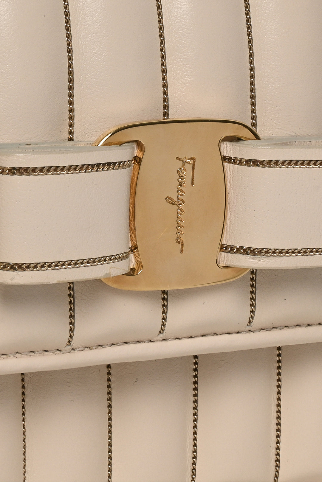 Salvatore Ferragamo Quilted Ginny Mini Crossbody