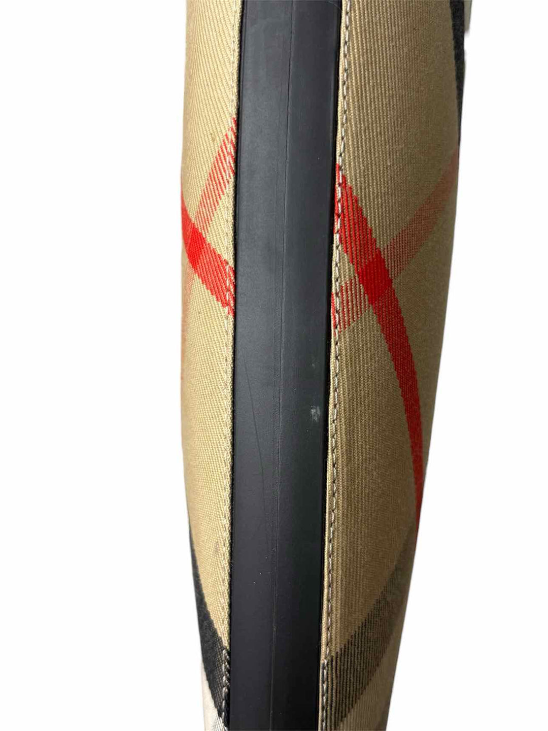 Burberry Size 37 House Check Tall Rubber Boots