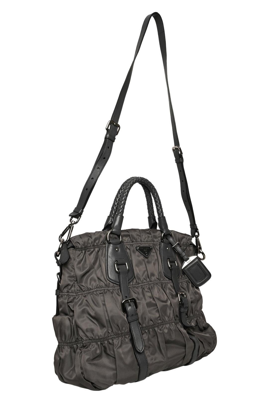 Prada Tessuto Gaufre Two-Way Tote