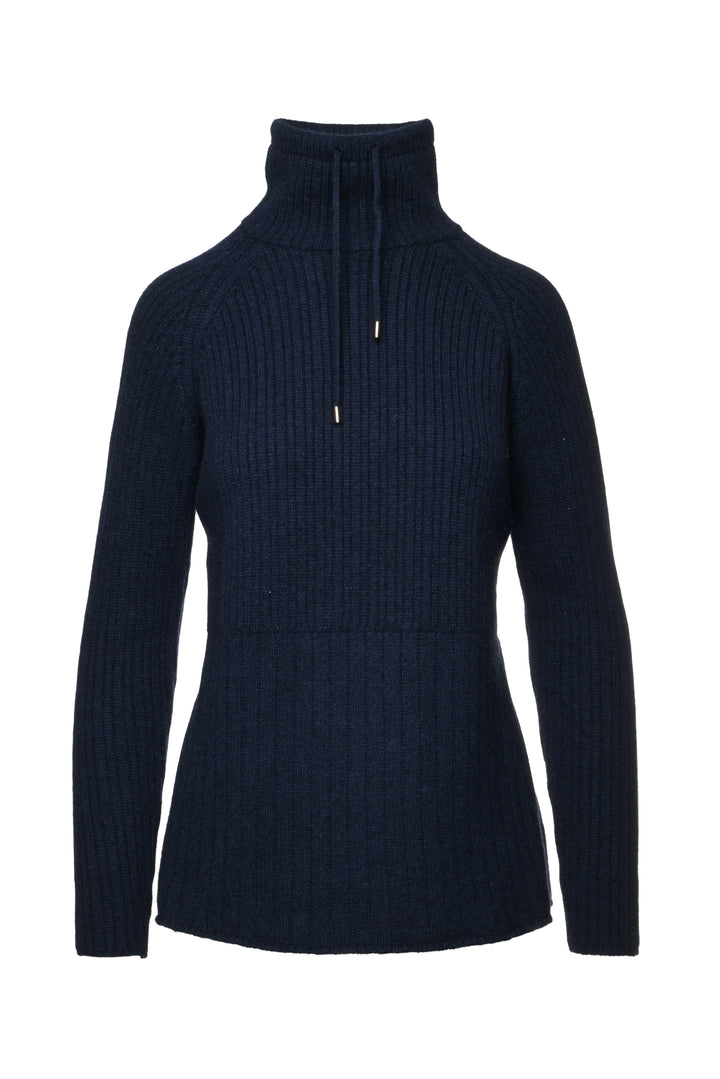 Loro Piana Size 42 Cashmere Tie-Up Turtleneck Sweater