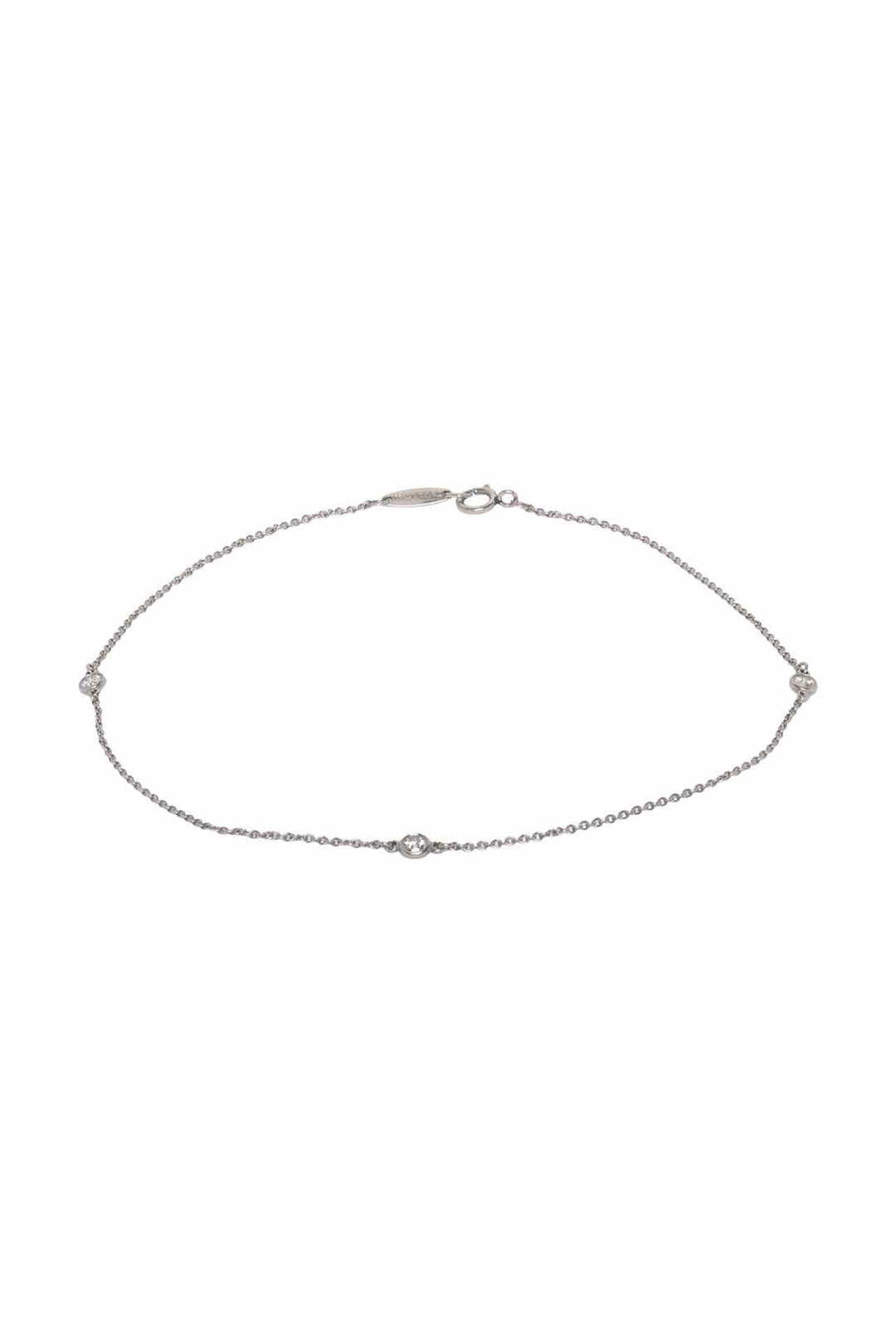 Tiffany & Co Diamonds By The Yard Platinum Anklet