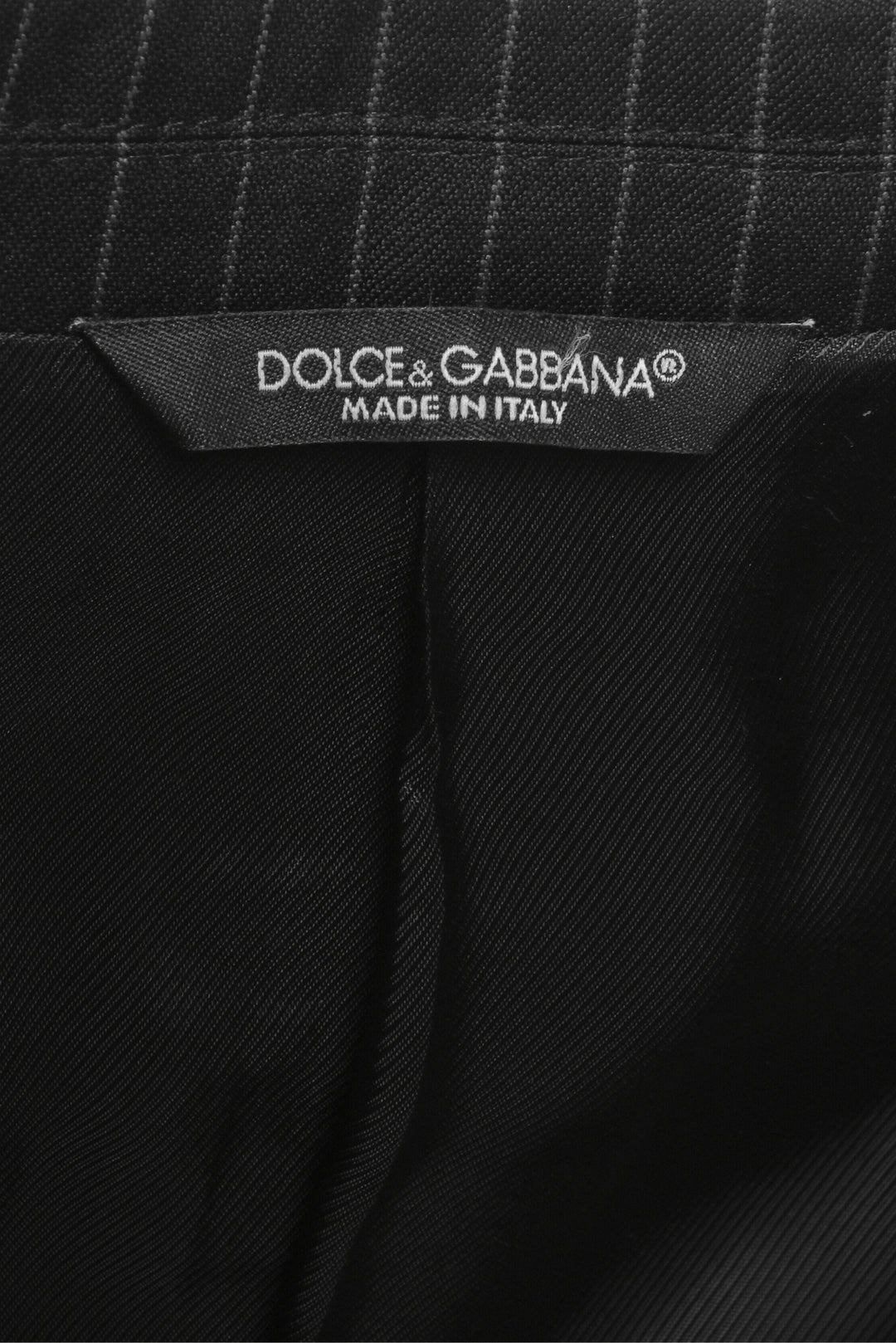 Dolce & Gabbana Size 40 Men's Wool Pinstripe Two-Piece Suit