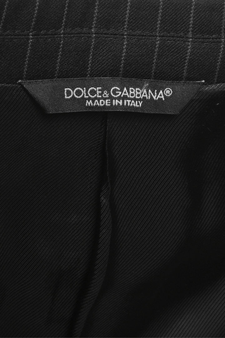 Dolce & Gabbana Size 40 Men's Wool Pinstripe Two-Piece Suit