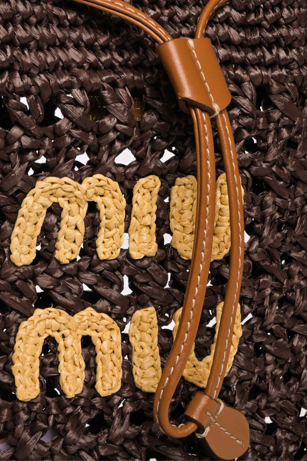 Miu Miu Woven Fabric Mini Bag