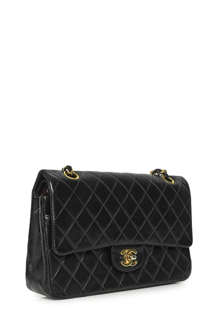 Chanel 2000-2002 Quilted Lambskin Medium Double Flap Shoulder Bag