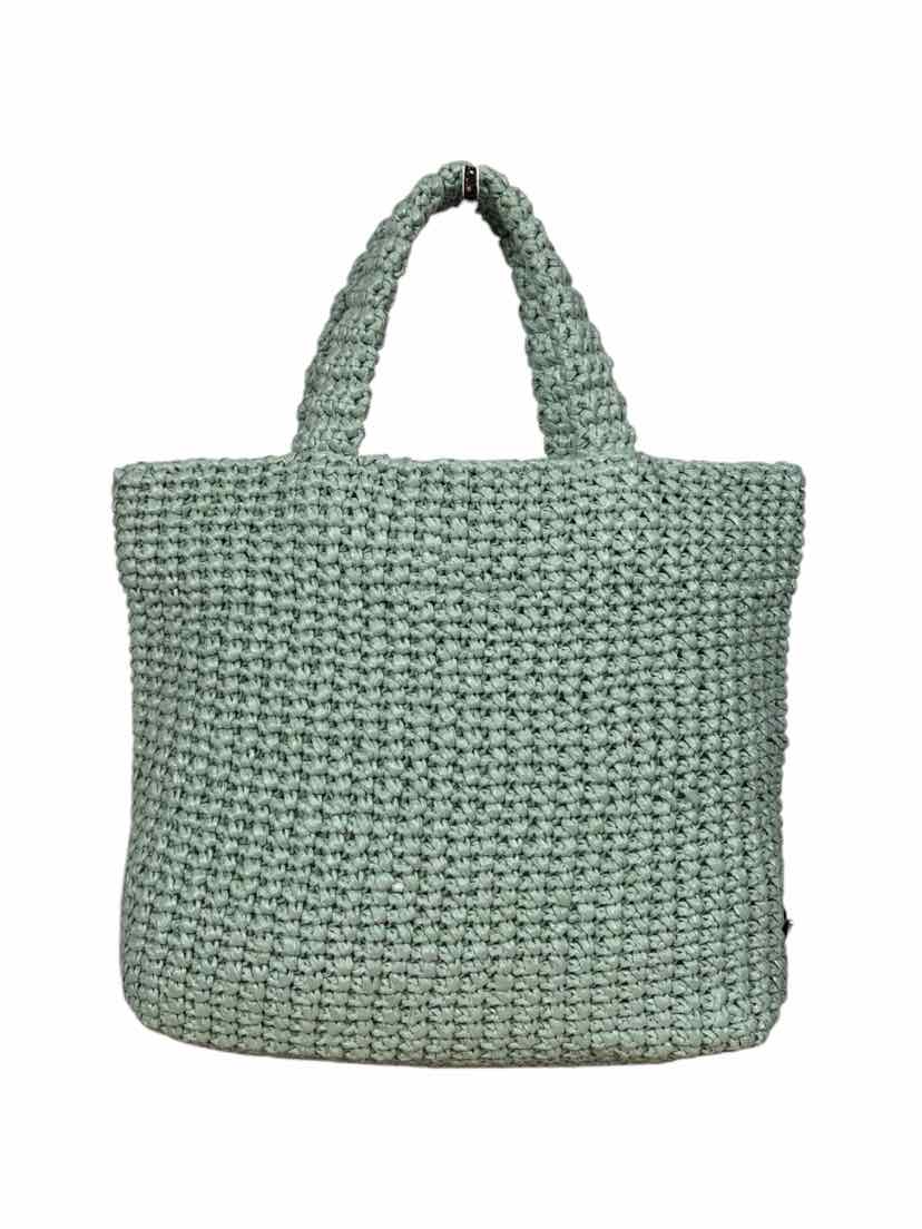 Prada Small Raffia Tote Bag