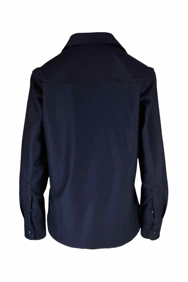 Officine Generale Size XS/S Wool Button-Up Shirt