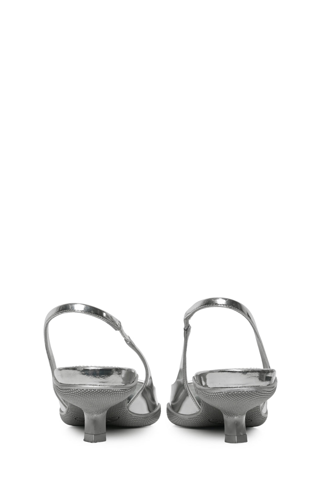 Prada Size 36 Triangle Logo Patent Leather Slingback Pumps