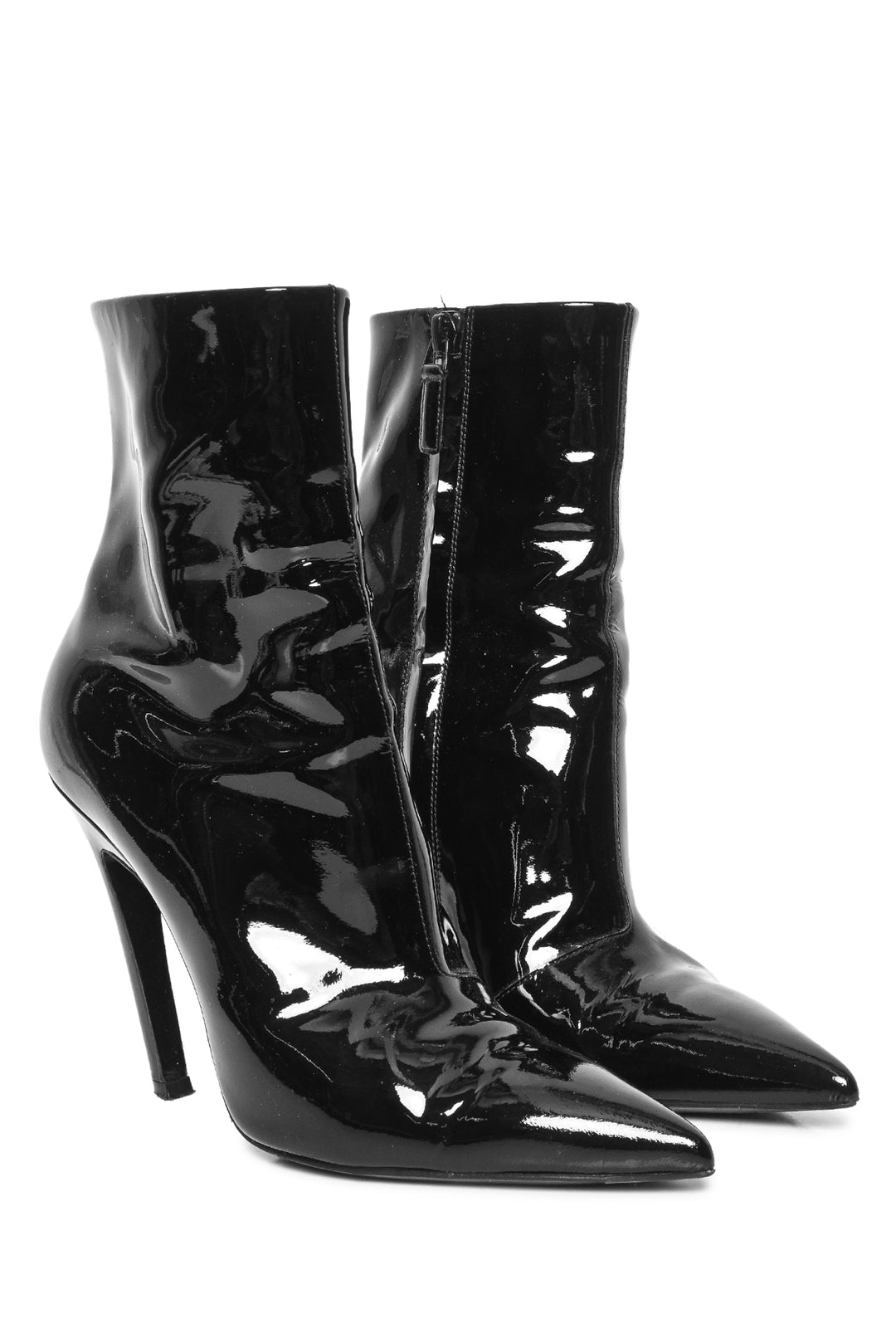 Balenciaga Size 36.5 Patent Leather Ankle Boots