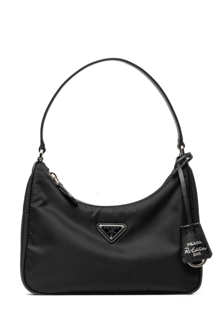 Prada Prada Re-Edition 2005 Re-Nylon & Saffiano Leather Mini Shoulder Bag