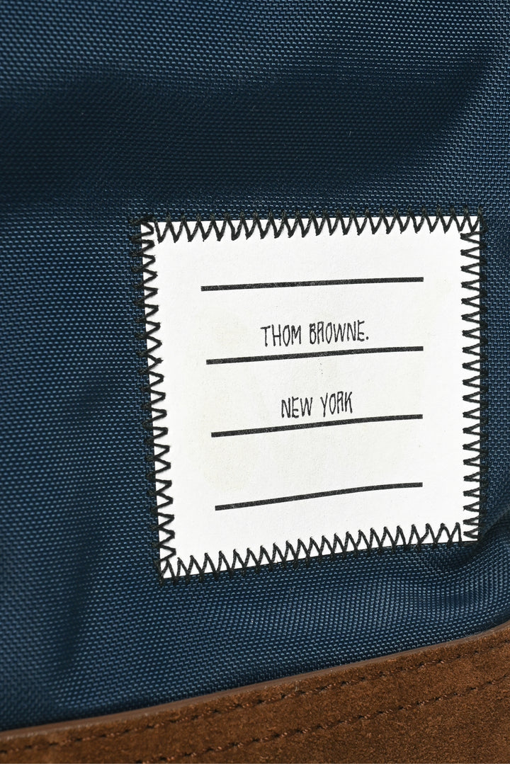 Thom Browne Soft Tech Nylon & Suede Duffle Bags