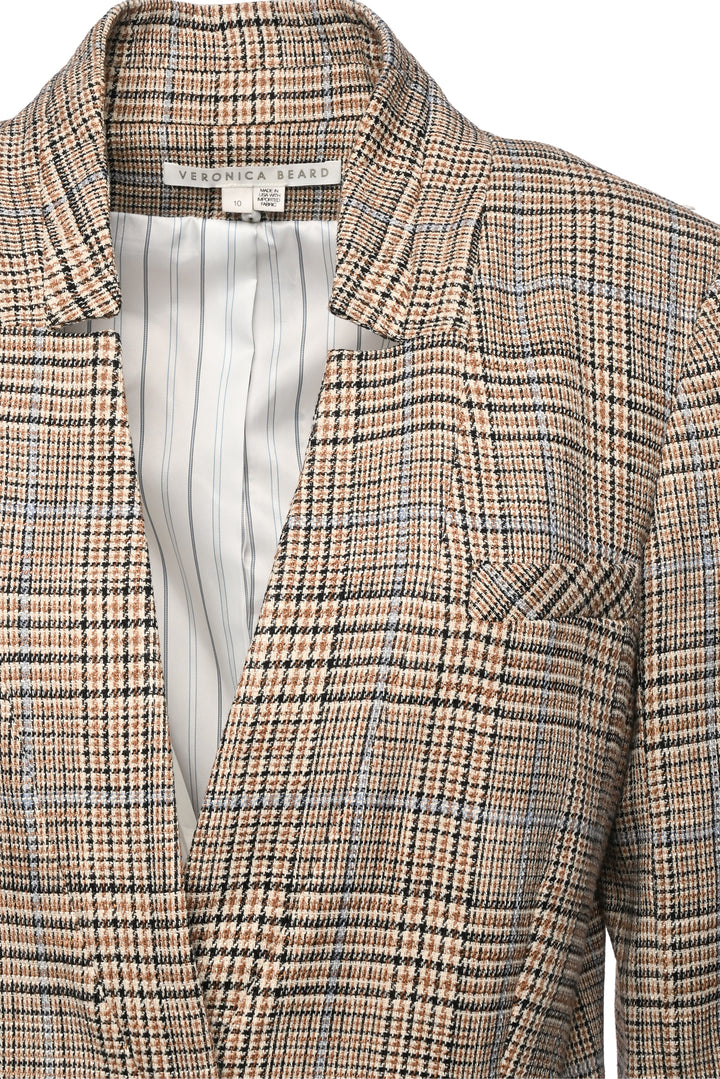 Veronica Beard Size 10 Plaid Dickey Blazer