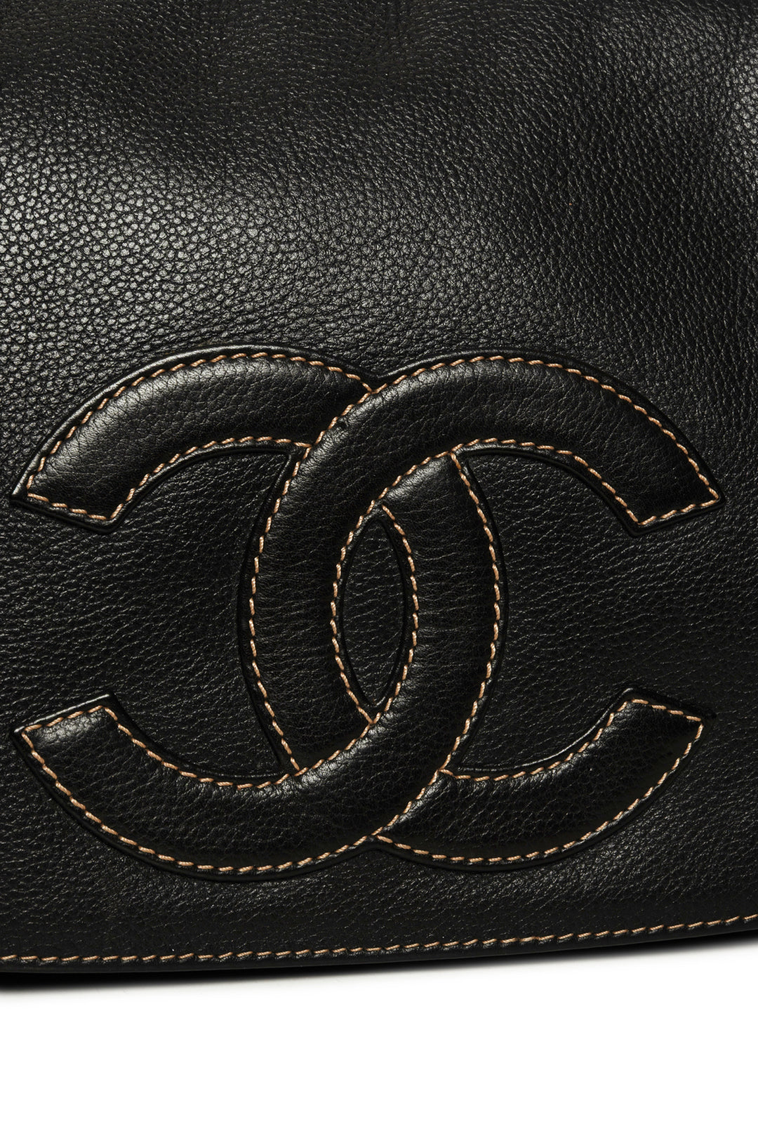 Chanel 2003-2004 Half Moon CC Shoulder Bag