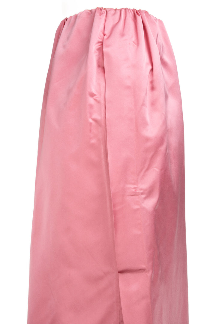 Sa Su Phi Size 44  Peonie Pink Satin Full Length Skirt