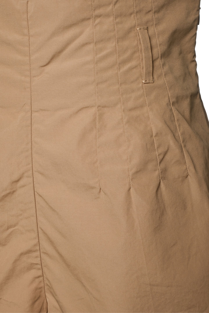 Prada Size 0 2023 Pleated High-Waist Shorts