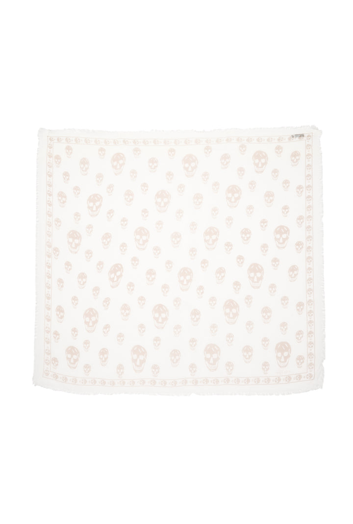 Alexander Mcqueen Modal & Cashmere Classic Skull Scarf