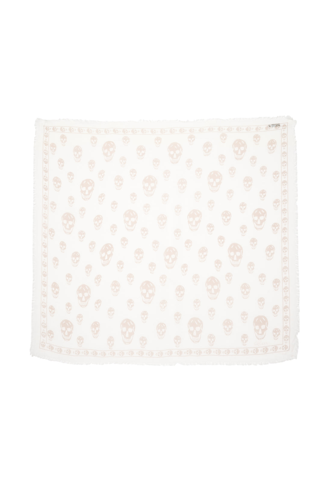 Alexander Mcqueen Modal & Cashmere Classic Skull Scarf