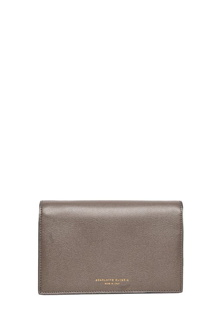 Charlotte Olympia Feline Leather Shoulder Bag