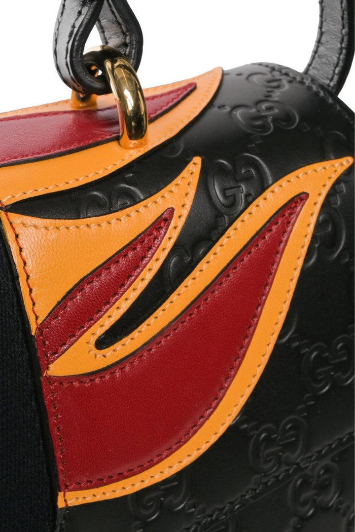 Gucci Medium Guccissima Flame Sylvie Purse