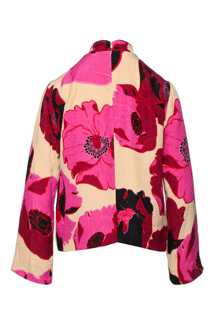 Dries Van Noten Size 38 Capo Floral Mock Neck Top