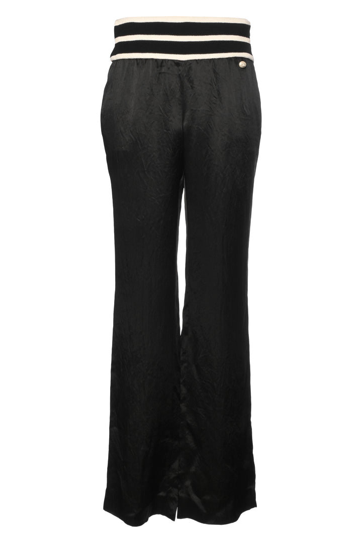 Chanel Size 36 2017 Striped Waist Satin Pants