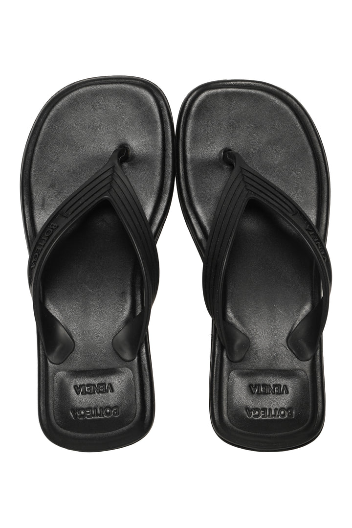 Bottega Veneta Size 36 Sampieri Thong Logo-Embossed Rubber & Leather Sandals