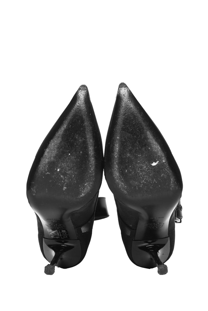 Alexander Mcqueen Size 36 Punk Ankle-Cuff Mesh Pumps