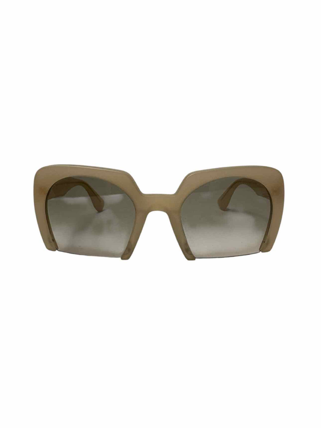 Miu Miu Rasoir Half Rim Sunglasses Eyewear