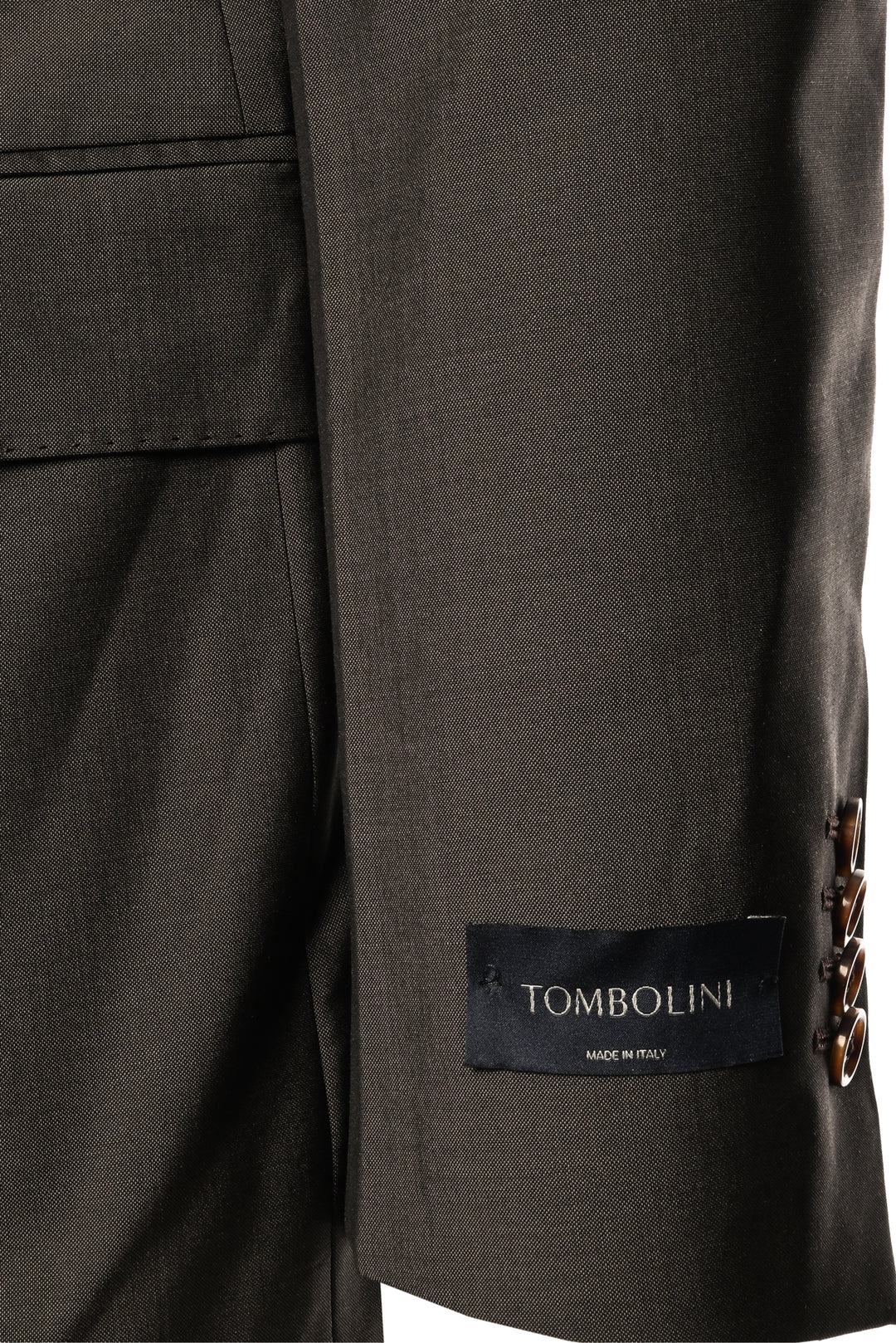 Tombolini Size 40 Men's Single Breasted Blazer Wool-Blend Suit