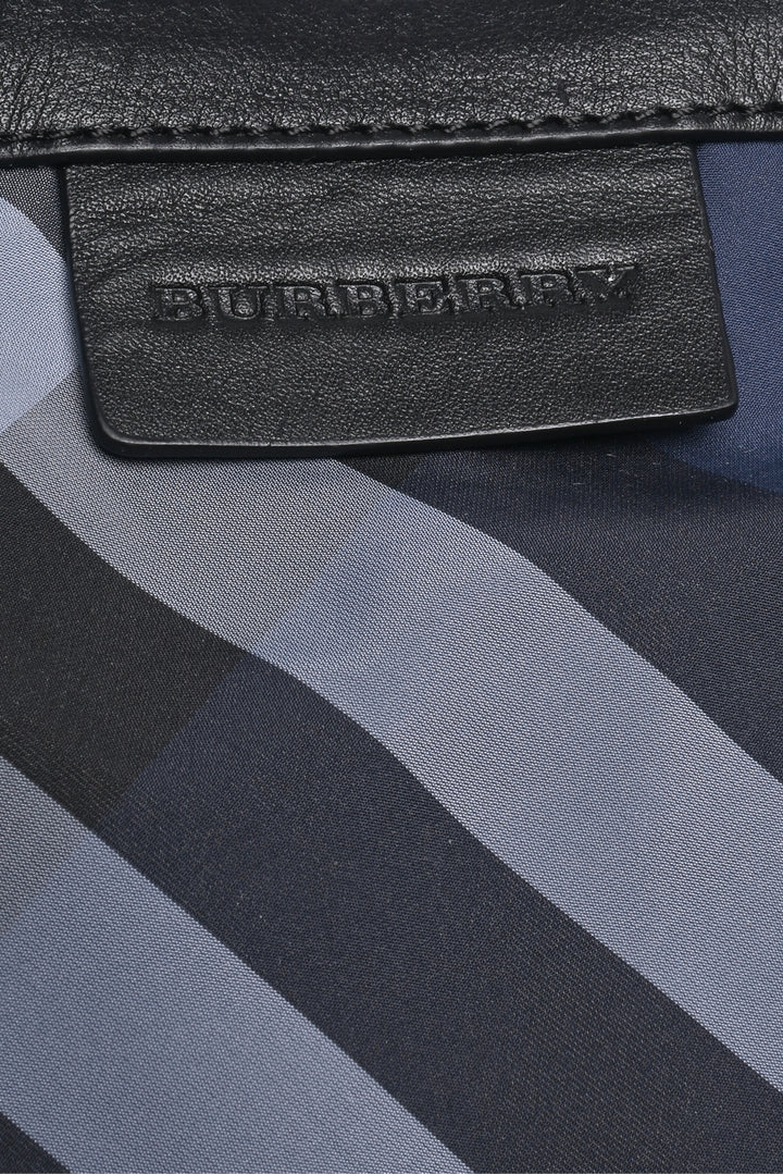 Burberry Packable Nylon Check Buckleigh Tote