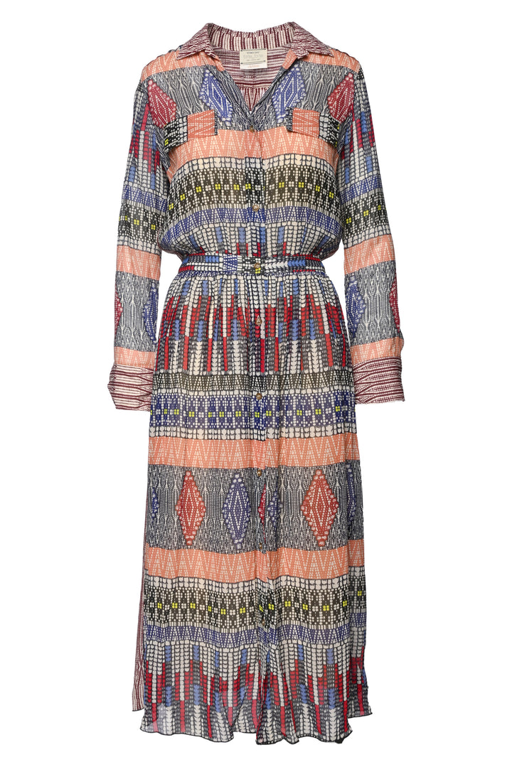 Forte_Forte Size 1 2015 Printed Midi Dress
