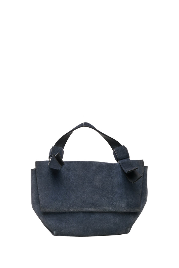 Acne Musubi Milli Small Knotted Suede Crossbody