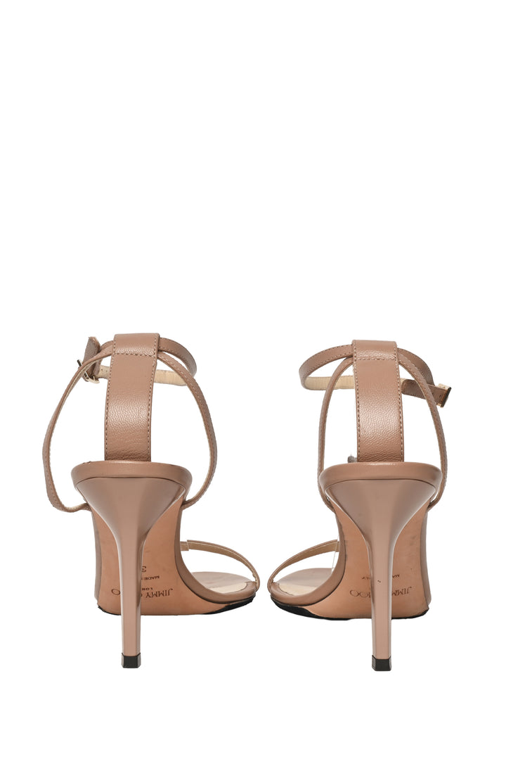 Jimmy Choo Size 39 Minny Leather Sandals