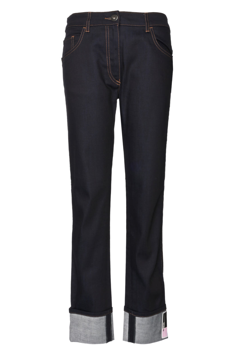 Prada Size 26 2017 Cuffed Skinny Jeans