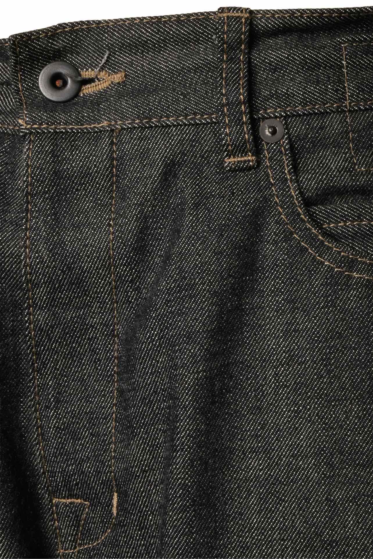 Rick Owens DRKSHDW Size 34 Men's Detroit Cut Cuffed Jeans - Luxury