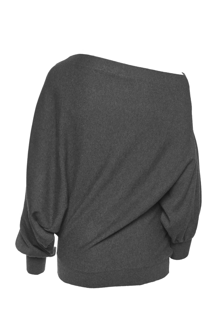Brunello Cucinelli Size L Off The Shoulder Cashmere Sweater