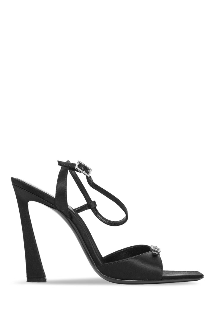 Saint Laurent Size 38.5 Venus 105 Satin Sandals