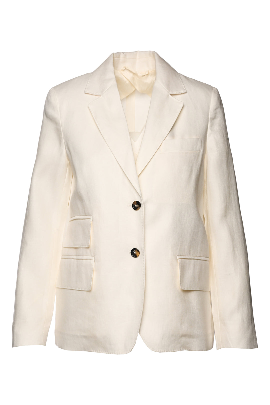 Max Mara Size 4 Linen Blazer