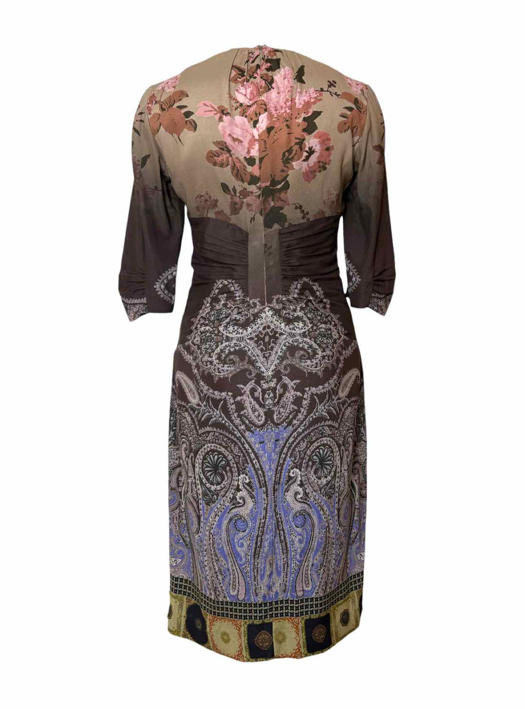 Etro Size 44 Silk Pattern Dress