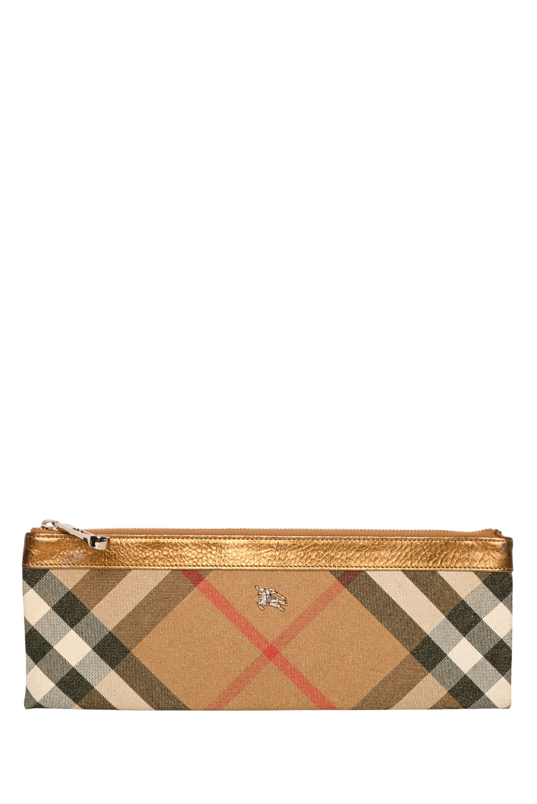 Burberry Vintage Sparkle Check Clutch