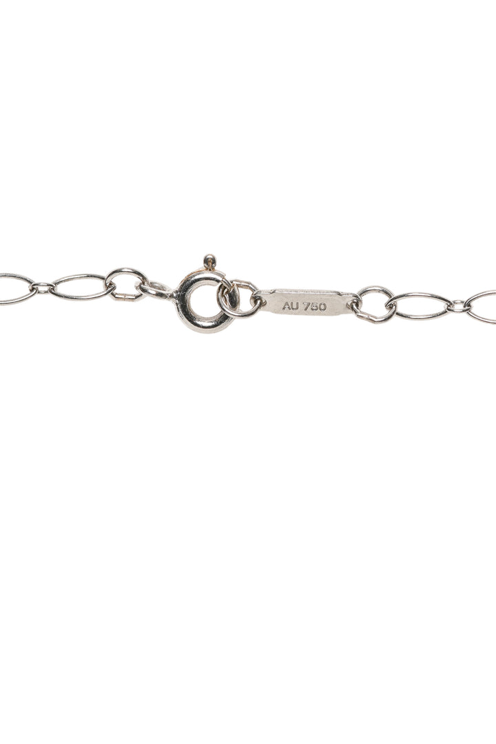 Tiffany & Co Platinum & 18K Rose Gold Diamond Enchant Primrose Key Necklace