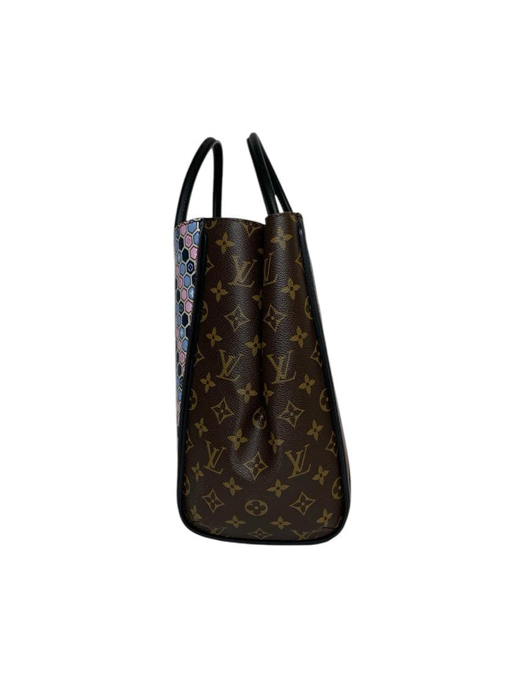 Louis Vuitton Limited Edition Monogram & Multicolor Graphic Canvas Kimono Tote